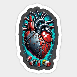 Charged Heart Sticker